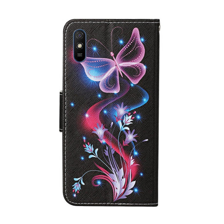 Xiaomi Redmi 9A / 9AT Leather Wallet Case - Butterflies