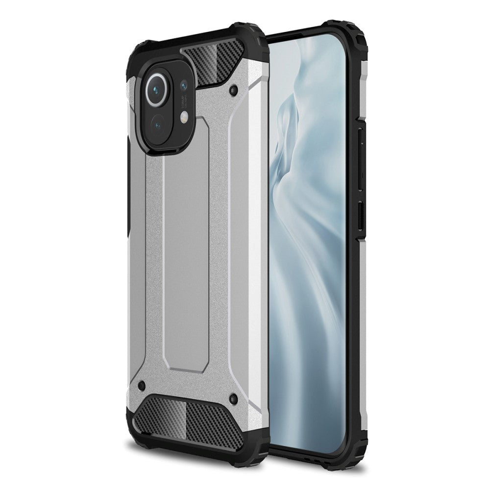 Xiaomi Mi 11 Armor Guard Tough Case - Silver