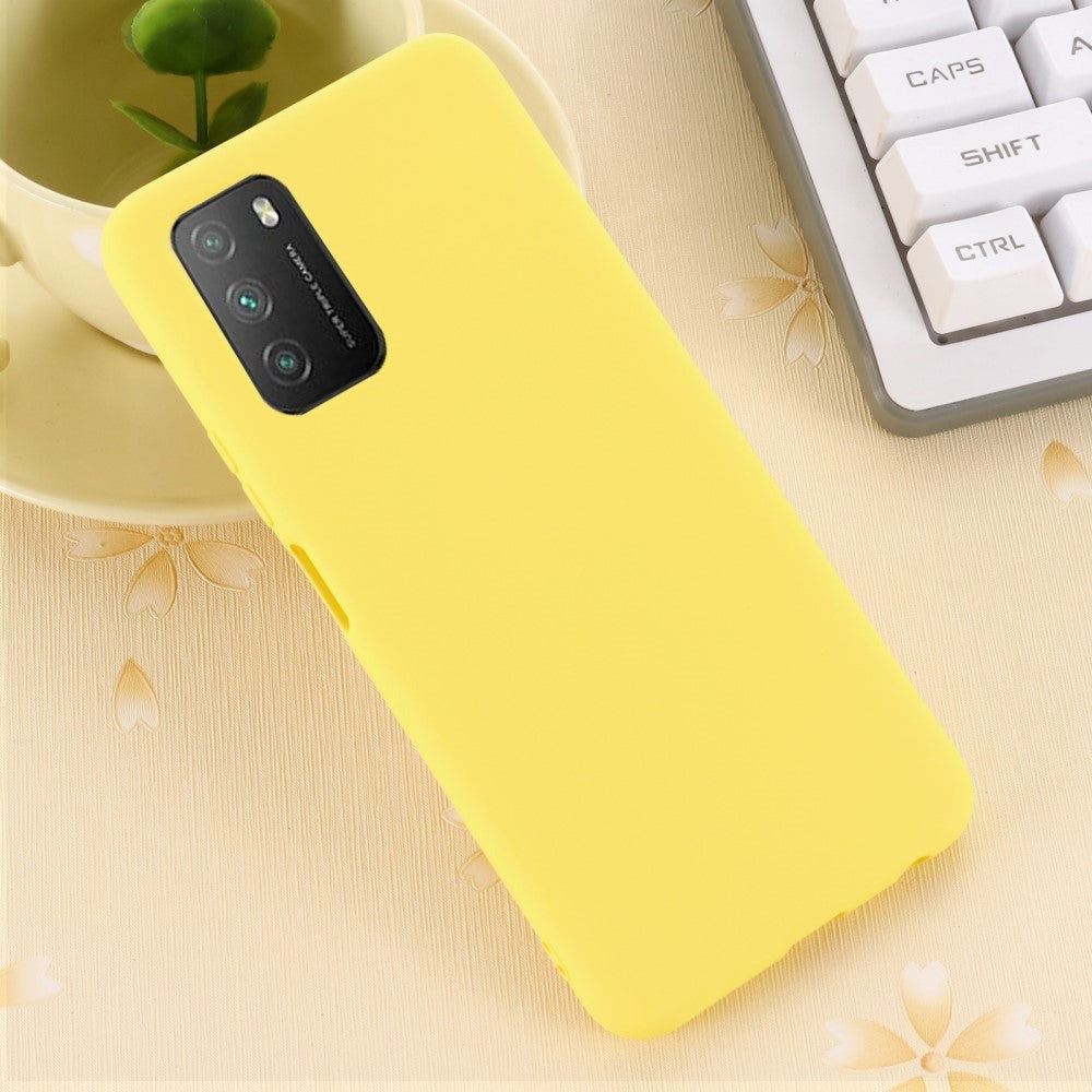 Xiaomi Poco M3 Liquid Silicone Case - Yellow