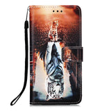 Xiaomi Mi 11 Leather Wallet Case - Cat & Tiger