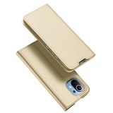 Xiaomi Mi 11 DUX DUCIS Skin Pro Series Thin Wallet Case - Gold