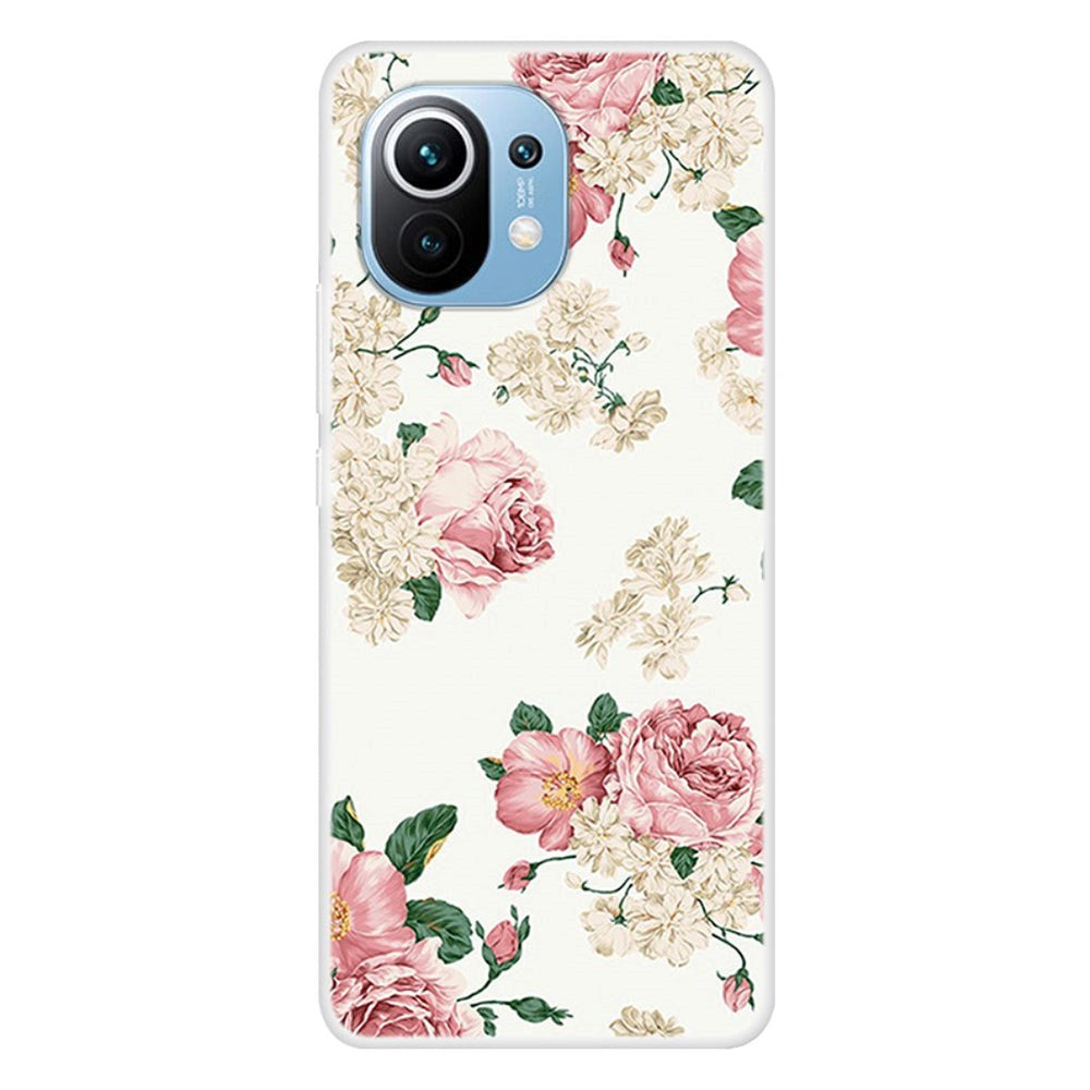 Xiaomi Mi 11 Plastic Case - Roses