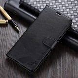 Xiaomi Mi 11 AZNS Leather Wallet Case - Black