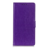 Xiaomi Poco M5S / Redmi Note 10S Flip Case w. Card Holder & Stand Function - Purple