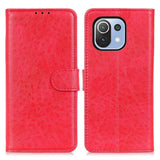 Xiaomi Mi 11 Lite (5G/4G) / 11 Lite NE Classic Leather Wallet Case - Red