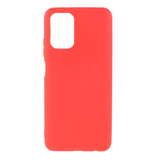 Xiaomi Poco M5S / Redmi Note 10S Flexible Case in Matt Plastic - Red