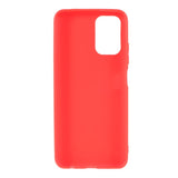 Xiaomi Poco M5S / Redmi Note 10S Flexible Case in Matt Plastic - Red