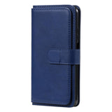 Xiaomi Poco M3 Flip Leather Case w. Extra Card Holder - Blue