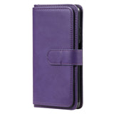 Xiaomi Poco M3 Flip Leather Case w. Extra Card Holder - Purple