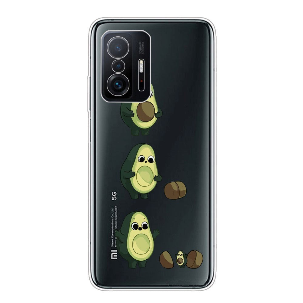 Xiaomi 11T / 11T Pro Flexible Plastic Case with Print - Avocado