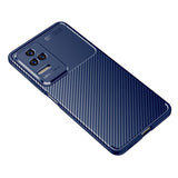 Xiaomi Poco F4 Brushed Carbon Case - Blue