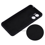 Xiaomi Redmi 10 (5G) Liquid Silicone Case w. Strap - Black