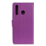 Alcatel 1S (2020) Litchi Leather Wallet Case - Purple