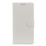 Alcatel 1S (2020) Litchi Leather Wallet Case - White