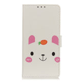 Alcatel 1S (2020) Leather Wallet Case Cute Rabbit