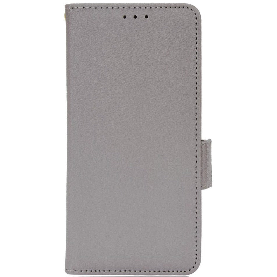 Alcatel 1S (2021) / 3L (2021) Litchi Leather Wallet Case - Grey