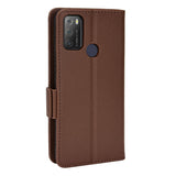 Alcatel 1S (2021) / 3L (2021) Litchi Leather Wallet Case - Brown