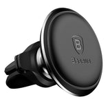 Baseus 360 Degree Magnetic Phone Holder for Car w. Cable holder Black