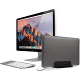 Adjustable Vertical Holder For MacBook & Laptop - Aluminium Black