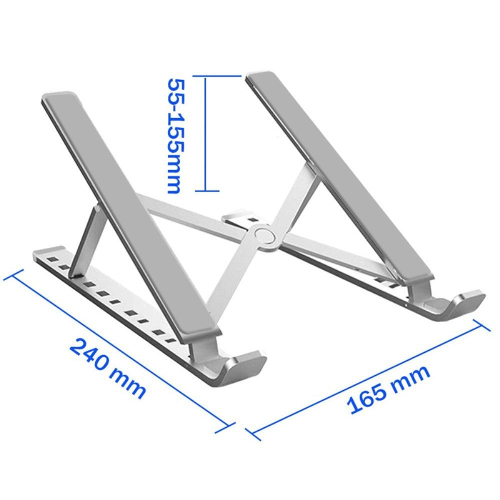 Tablet / PC / Mac Stand in Aluminium - Silver