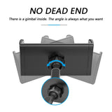 Backseat Car Mount For The Car's Headrest - Max Phone: 195mm x 100mm - Red