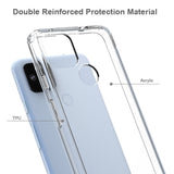 EIDERWOOD Google Pixel 4a (5G) Hybrid Plastic Case - Transparent