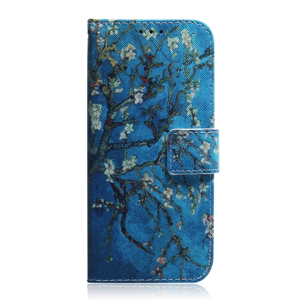 Google Pixel 6 Leather Wallet Case w. Print - Tree