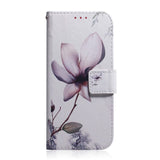 Google Pixel 6 Leather Wallet Case w. Print - Flower