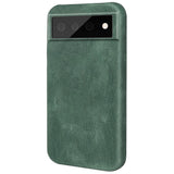 Google Pixel 6 Pro Leather Covered Plastic Case - Green