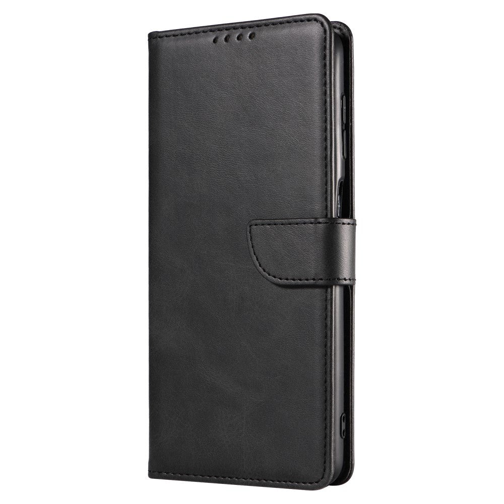 Google Pixel 6 Pro PU Leather Case w. Wallet - Black