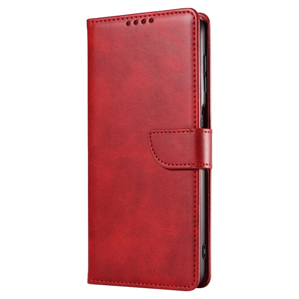 Google Pixel 6 Pro PU Leather Case w. Wallet - Red