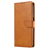 Google Pixel 6 Pro PU Leather Case w. Wallet - Light Brown