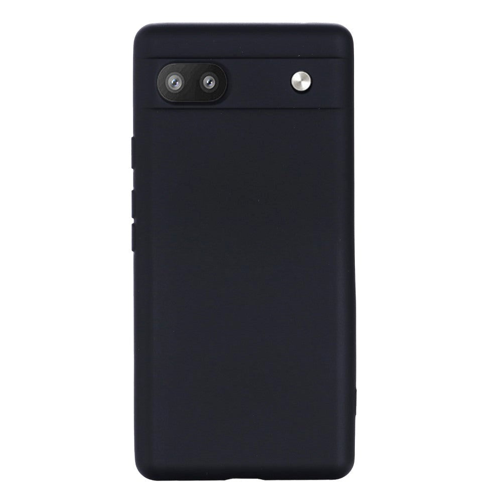 Google Pixel 6a Silicone Case w. Strap - Black