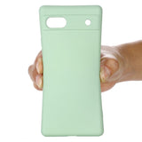 Google Pixel 6a Silicone Case w. Strap - Green