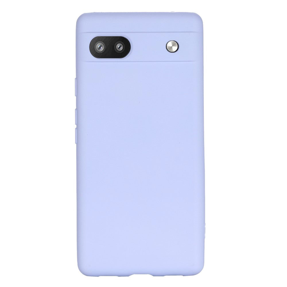 Google Pixel 6a Silicone Case w. Strap - Purple