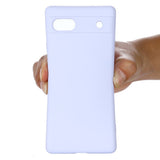 Google Pixel 6a Silicone Case w. Strap - Purple