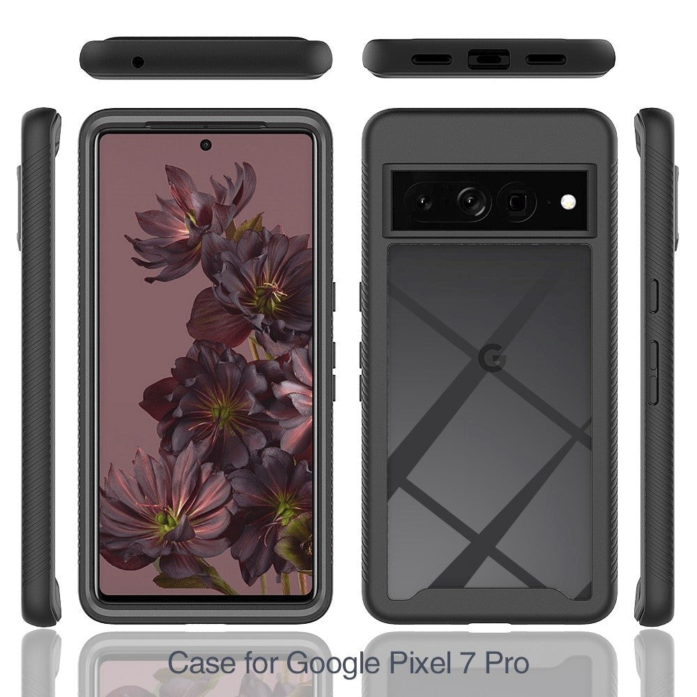 Google Pixel 7 Pro Acrylic Combo Case Transparent / Black