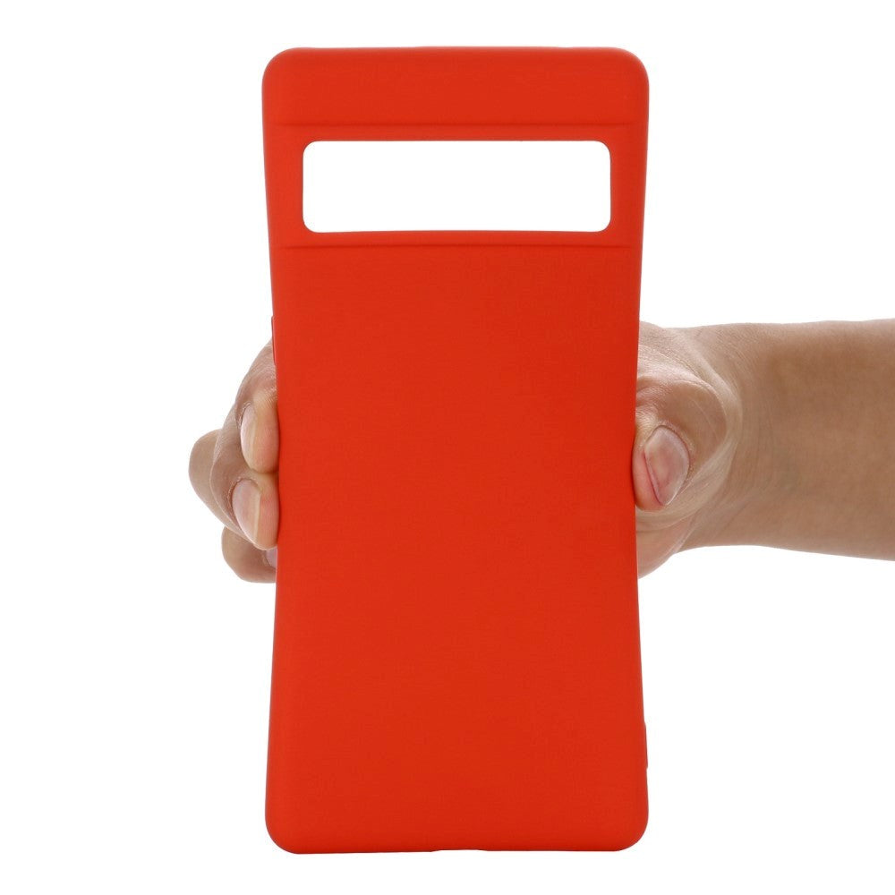 Google Pixel 7 Liquid Silicone Case w. Strap - Red