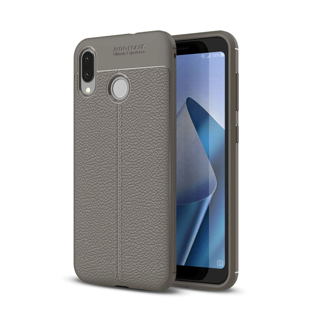 Asus Zenfone Max M1 ZB555KL Litchi Grain TPU Case Grey