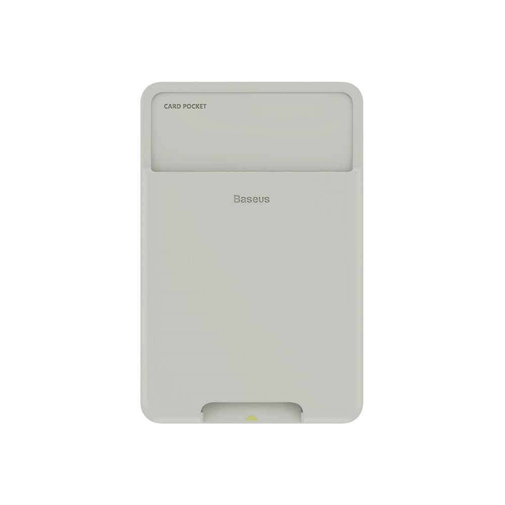 Baseus Silicone Back Card Holder Stick-on - Light Grey