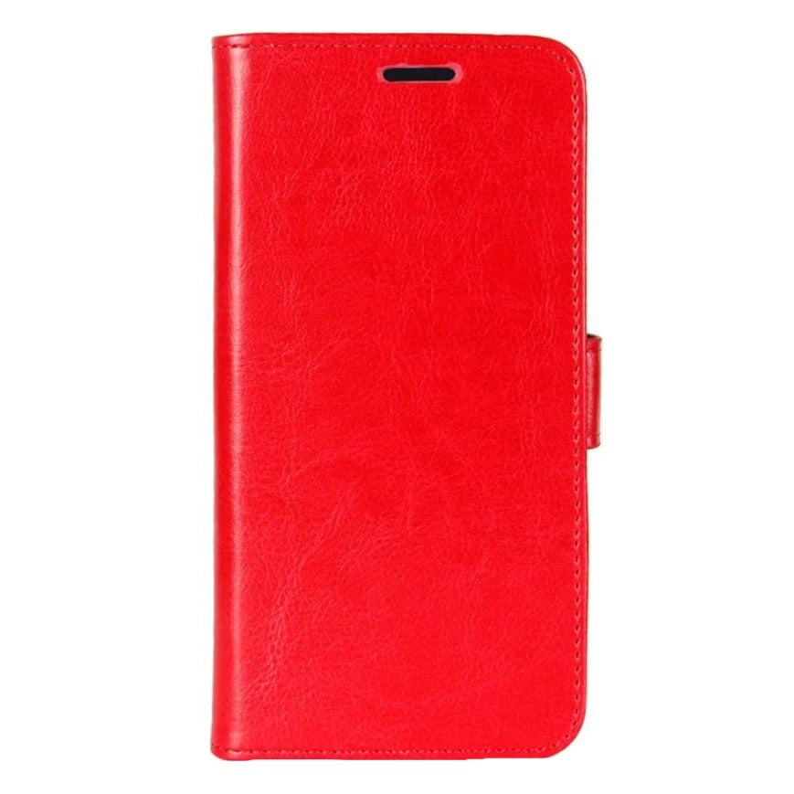 Asus ROG Phone 3 (ZS661KS) Neutral Leather Wallet Case Red