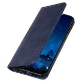 Asus ROG Phone 5 Leather Wallet Case - Blue