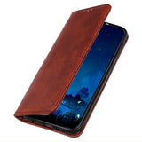 Asus ROG Phone 5 Leather Wallet Case - Brown