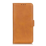 Asus Zenfone 8 Flip Simple Wallet Case - Light Brown