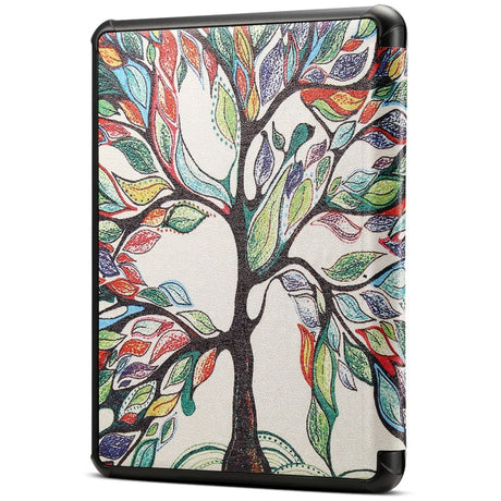 Amazon Kindle Paperwhite 5 11th Generation (2021) PU Leather Flip Case w. Seelp/ Wake-up Function - Tree of Life