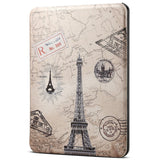 Amazon Kindle Paperwhite 5 11th Generation (2021) PU Leather Flip Case w. Seelp/ Wake-up Function - the Eiffel Tower