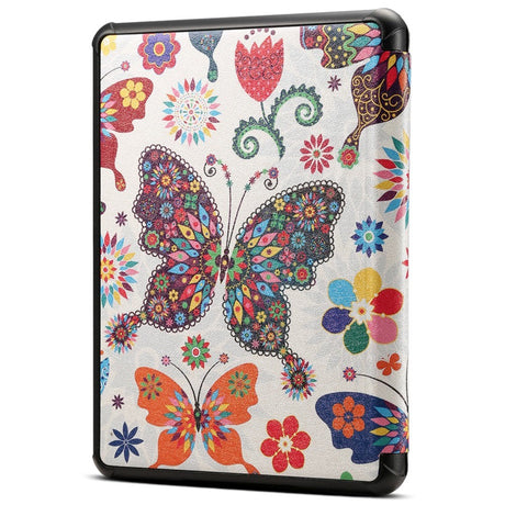 Amazon Kindle Paperwhite 5 11th Generation (2021) PU Leather Flip Case w. Seelp/ Wake-up Function - Butterflies