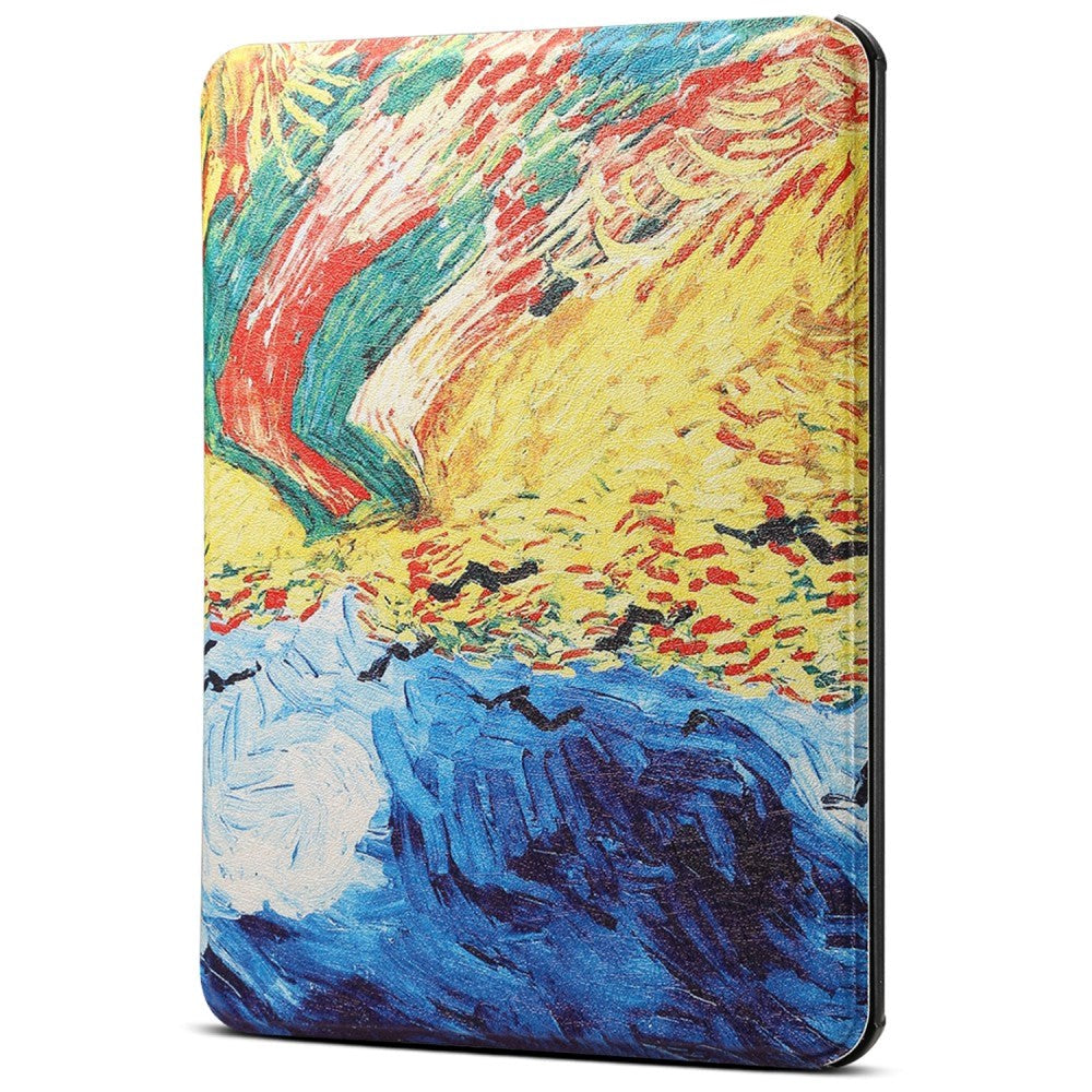 Amazon Kindle Paperwhite 5 11th Generation (2021) PU Leather Flip Case w. Seelp/ Wake-up Function - Oil Painting