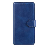 Oppo Reno6 Pro Leather Wallet Case & Magnetic Lock - Blue