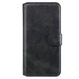 Oppo Reno6 Pro Leather Wallet Case & Magnetic Lock - Black